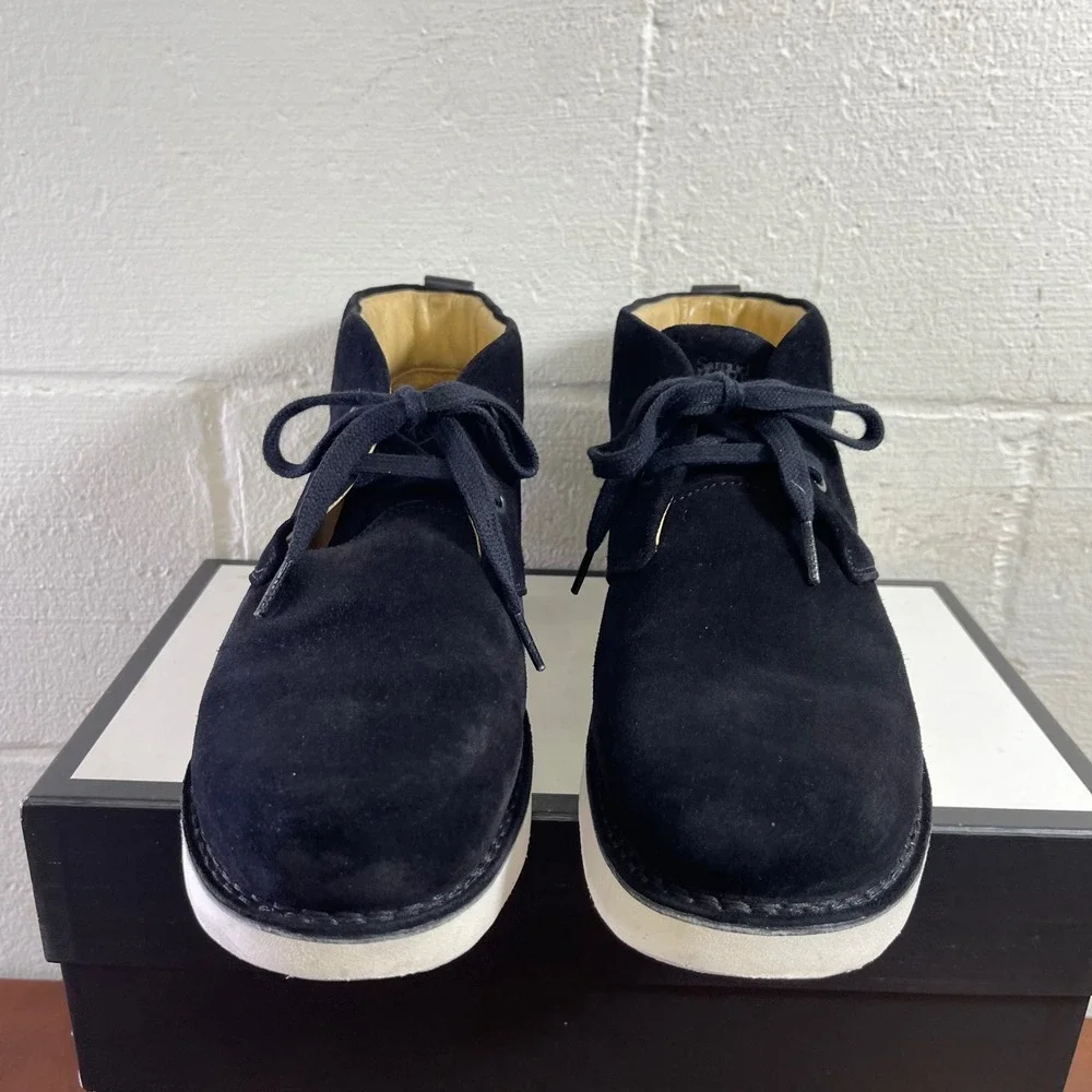 Samuel Hubbard 2215 Chukka Ankle‎ Boots Black Suede Lace up Men's Size 10 US